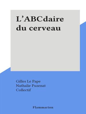 cover image of L'ABCdaire du cerveau